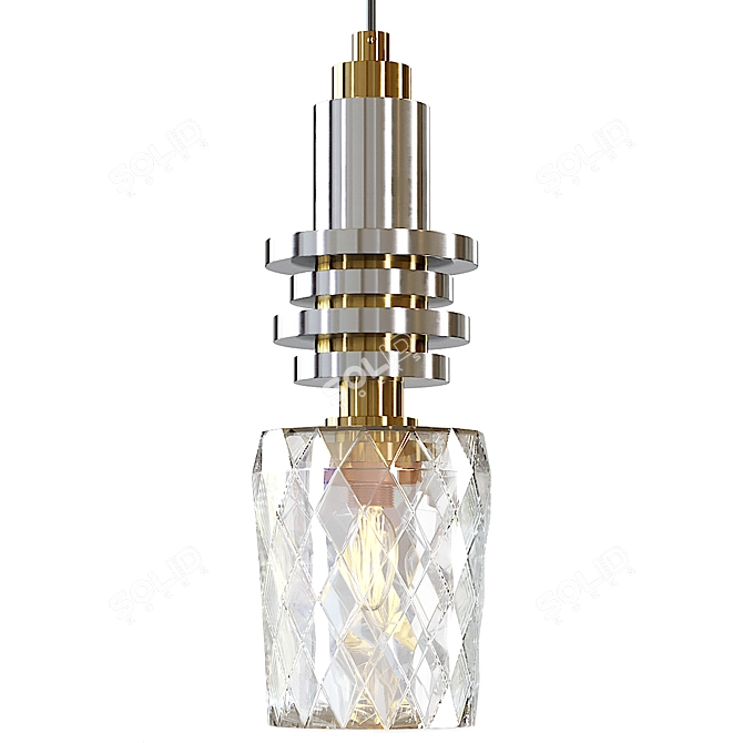 Charlize Pendant Light: Elegant and Modern 3D model image 2