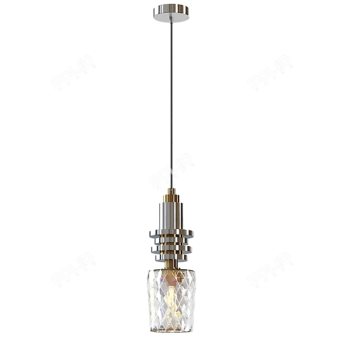 Charlize Pendant Light: Elegant and Modern 3D model image 3