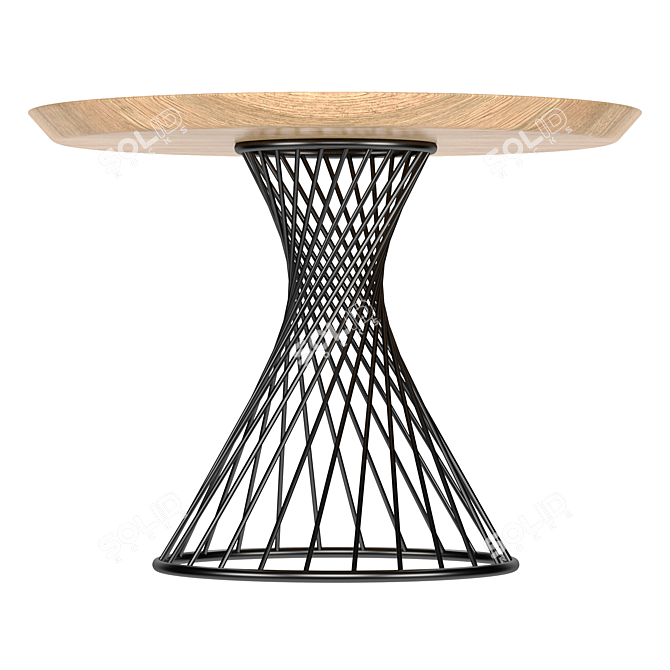Turin Dining Table: Elegant and Functional 3D model image 2