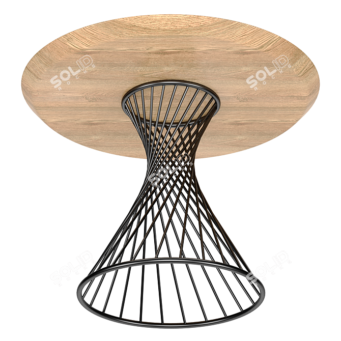 Turin Dining Table: Elegant and Functional 3D model image 3