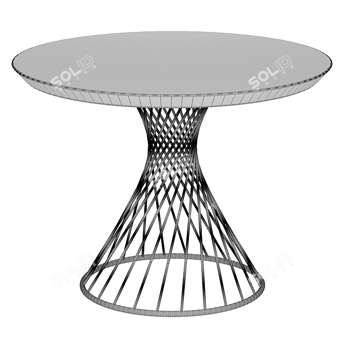 Turin Dining Table: Elegant and Functional 3D model image 4