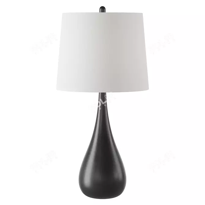 Elegant Mcmunn Table Lamp 3D model image 1