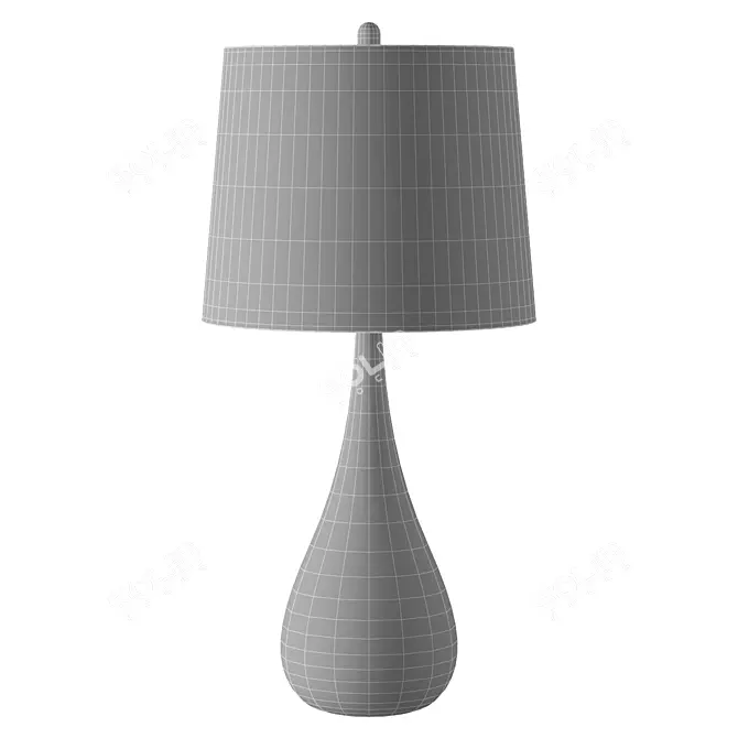 Elegant Mcmunn Table Lamp 3D model image 2