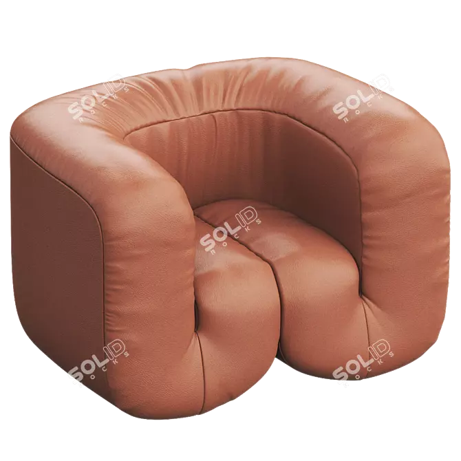 Luxury Leather Armchair: DS-707 by de Sede 3D model image 1