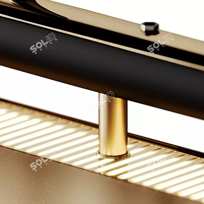 Sleek Colt Pendant Light 3D model image 3