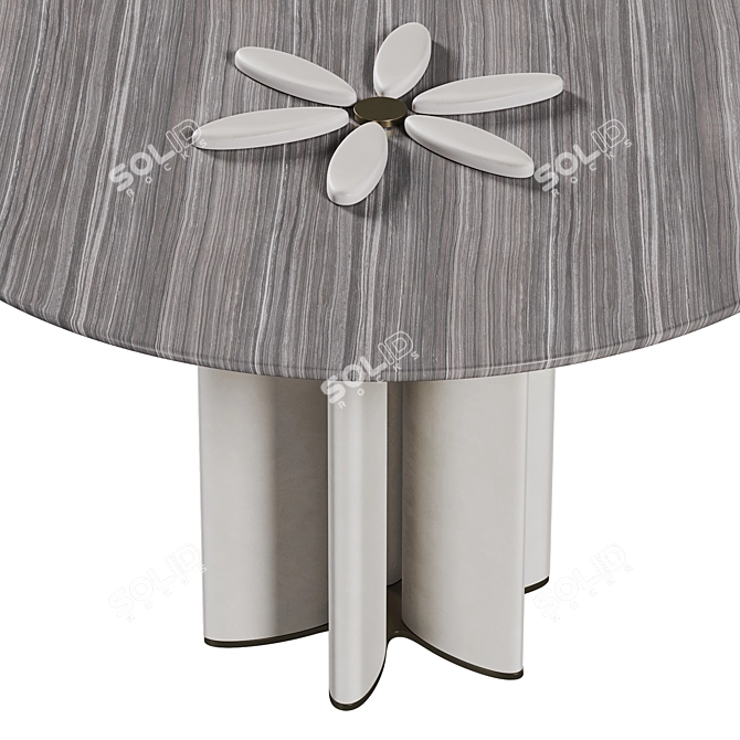 Moonlight Dining Table: Elegant Design for Stylish Dining 3D model image 6