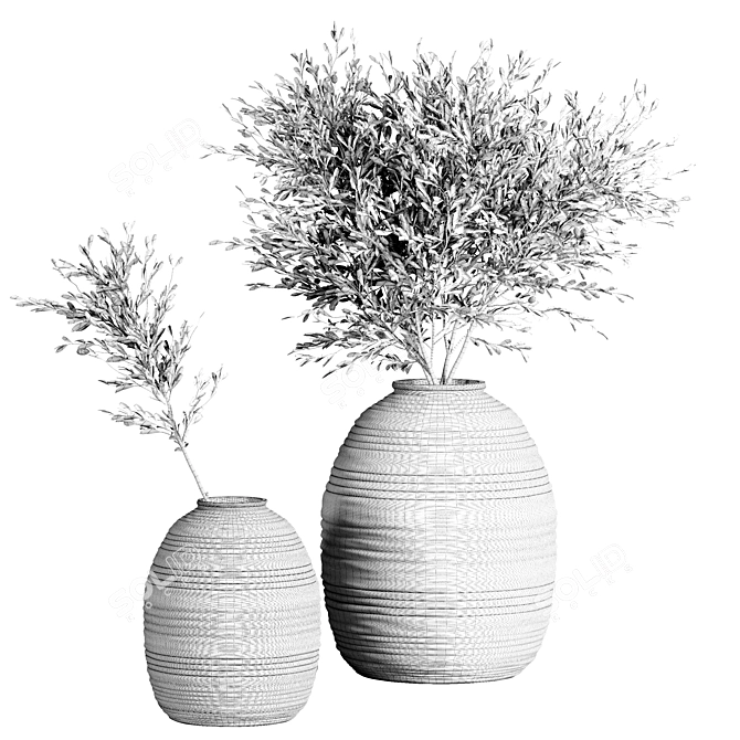 Indoor Plant Collection 2015 3D model image 7