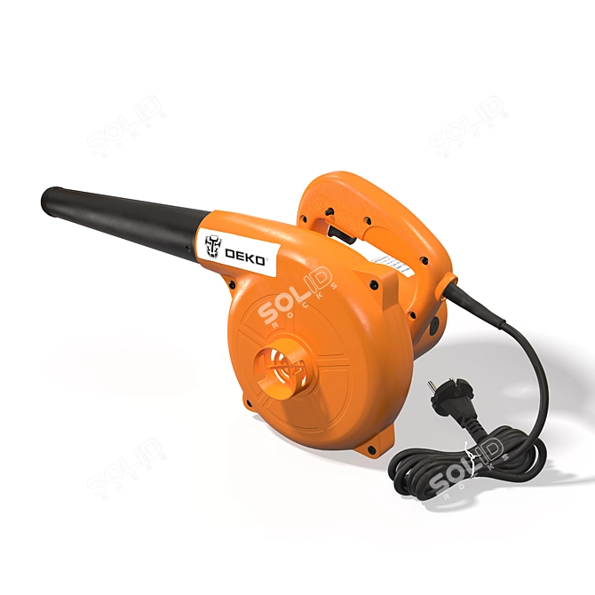 Durable DEKO Blower-Vacuum: Efficient Cleaning Power 3D model image 1
