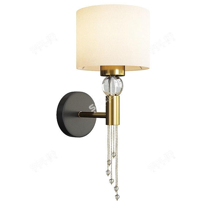 Santiago Lumion: Stylish Wall Sconce 3D model image 1