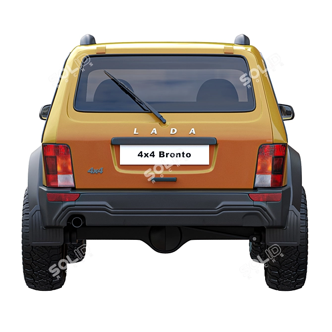 Rugged Niva Bronto 4x4 Beast 3D model image 5