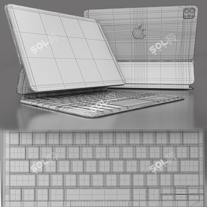 Title: Advanced Apple iPad Pro 12.9 3D model image 13