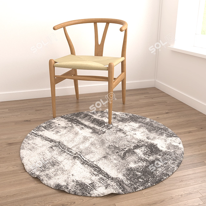 Versatile Set of 8 Rugs - Stunning Variety, High-Quality 3D model image 2