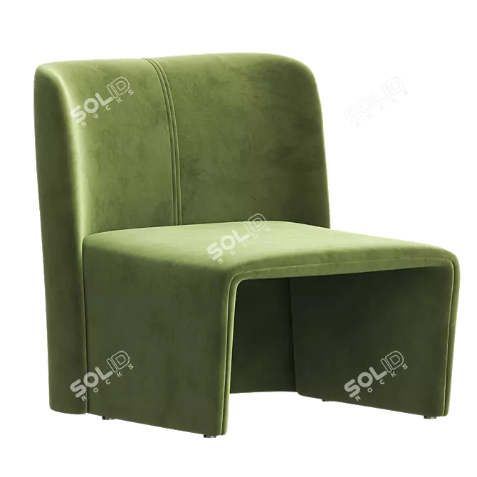 Legacy Modern Design Sofa 3D model image 5