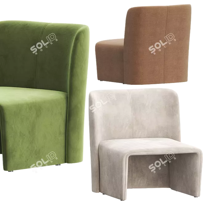 Legacy Modern Design Sofa 3D model image 3