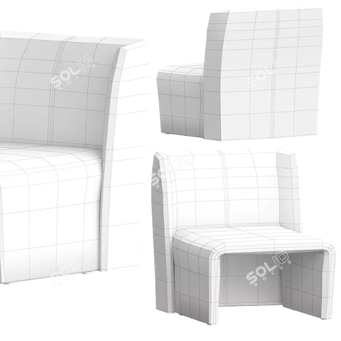 Legacy Modern Design Sofa 3D model image 4