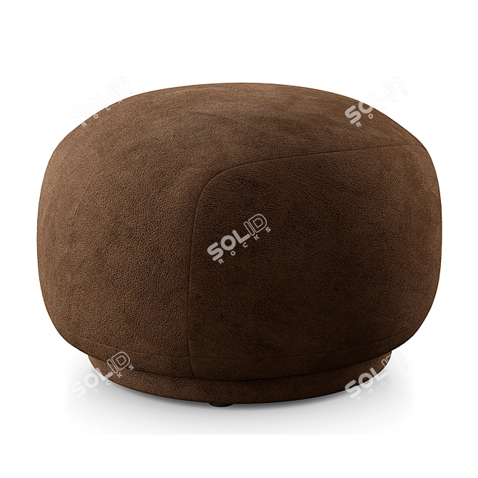 Rico Pouf & Ottoman Set: Cozy Ferm Living Seating 3D model image 4