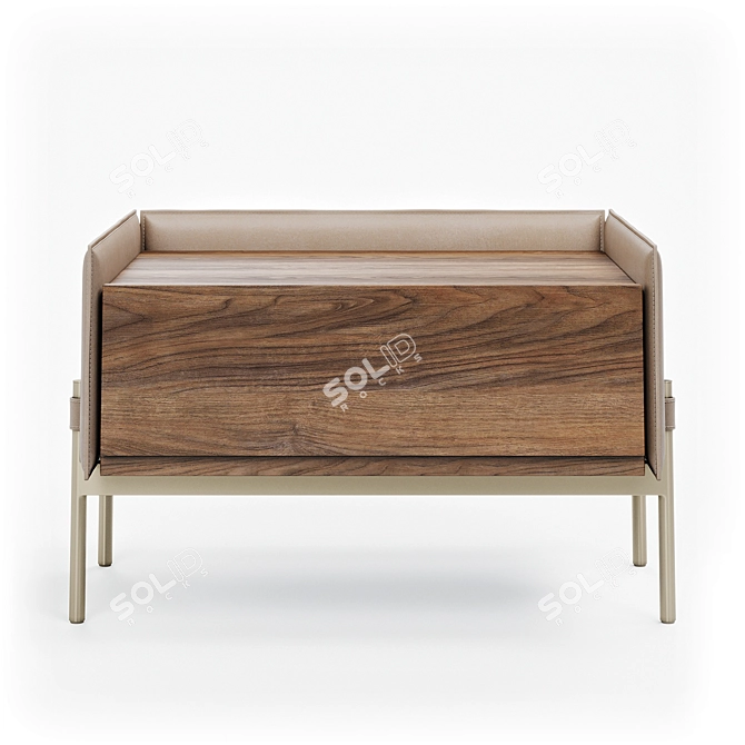 Luxury Aston Martin V247 Bedside Table 3D model image 2