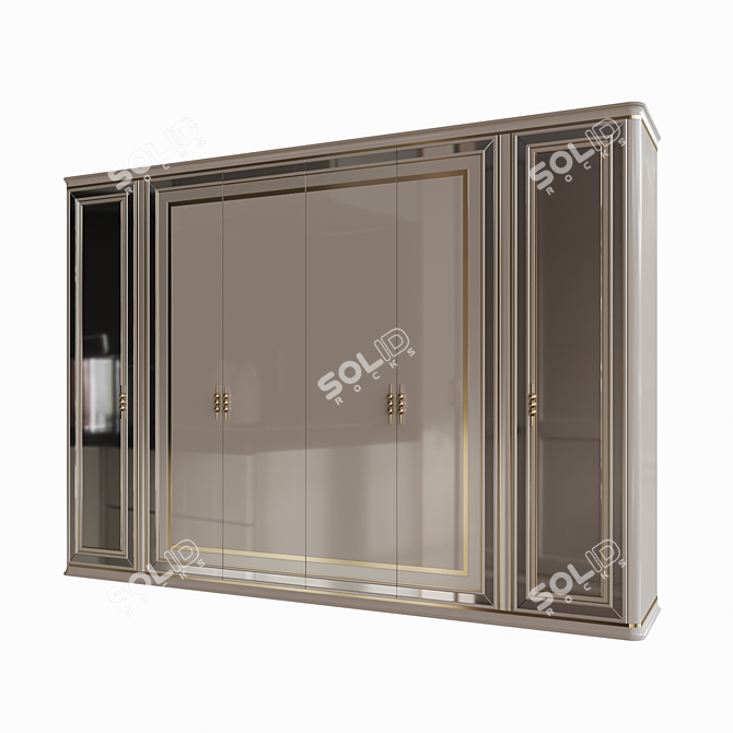 Stylish Wardrobe for Your Home 3D model image 3