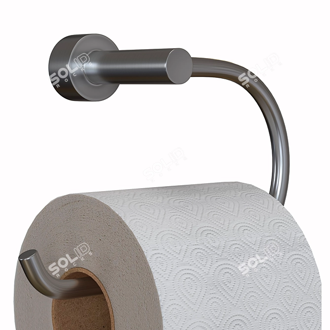 Premium Absorbent Toilet Paper 3D model image 3