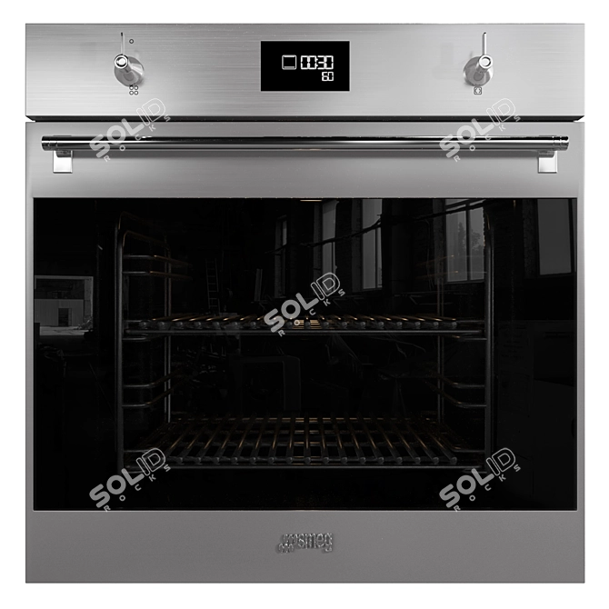 Sleek Smeg Oven, Steam Oven, & Coffeemaker 3D model image 3