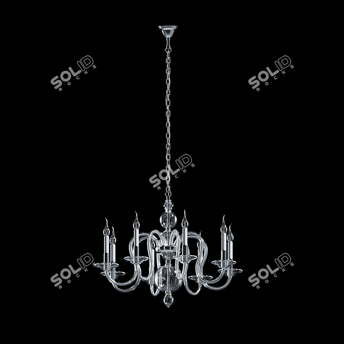 Modern Chic Pendant Lamp: Odeon Light Chicca 3D model image 3