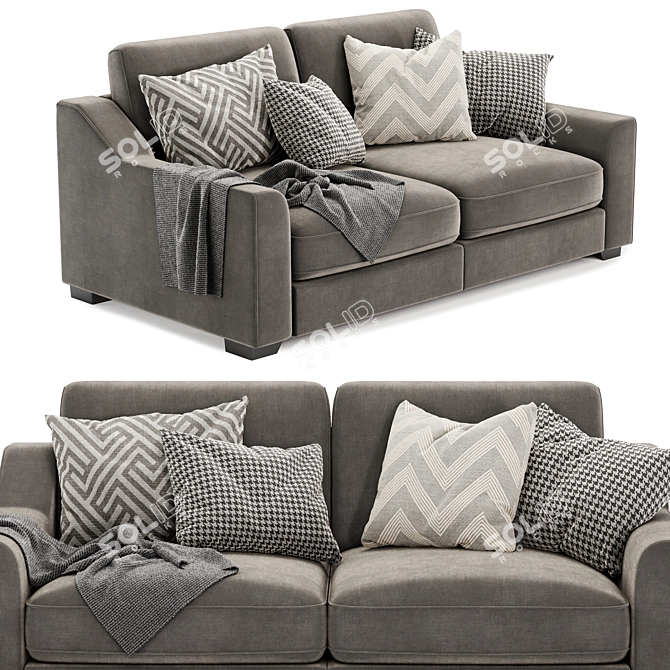 Comfy-Relax 3 Seater Sofa 3D model image 3