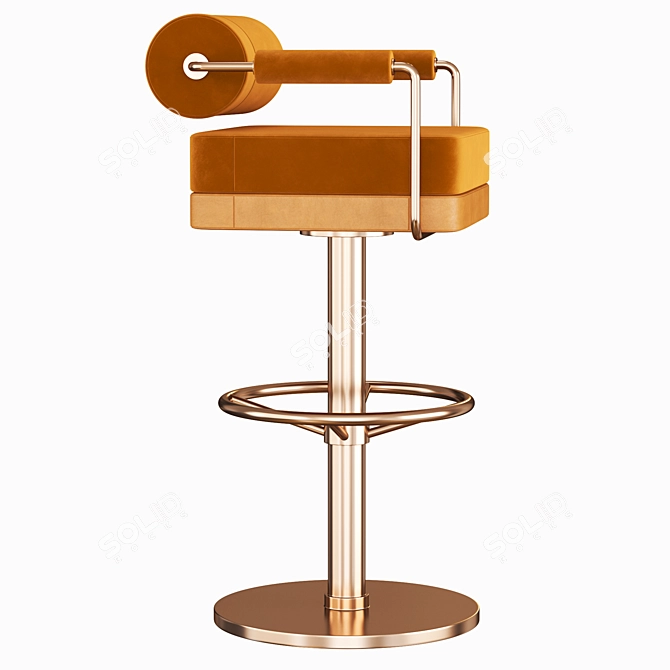 Modern Anderson Bar Chair 3D model image 3