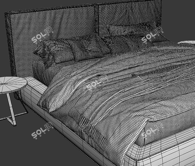 Loft Bed: Loca - 3D Model for 3dsMax & OBJ 3D model image 4