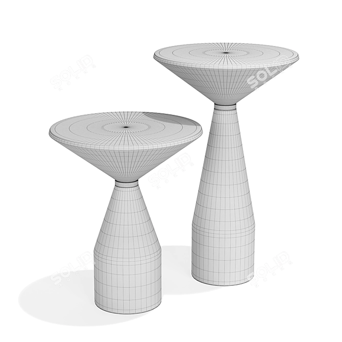 Miniature Coffee Table Duo: Morelato Cino 3D model image 3