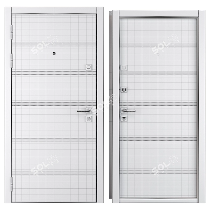 Garant (Favorit) Entrance Metal Door 3D model image 4