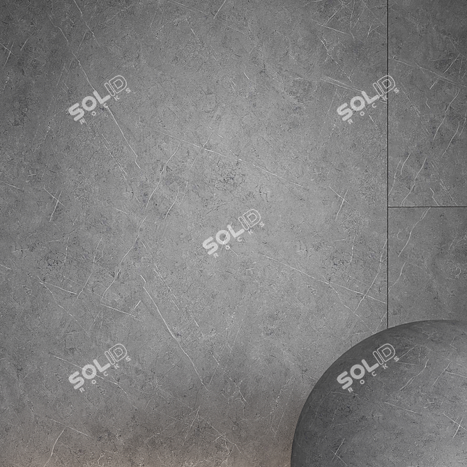 Title: Seamless Porcelain Stoneware Tile 3D model image 3