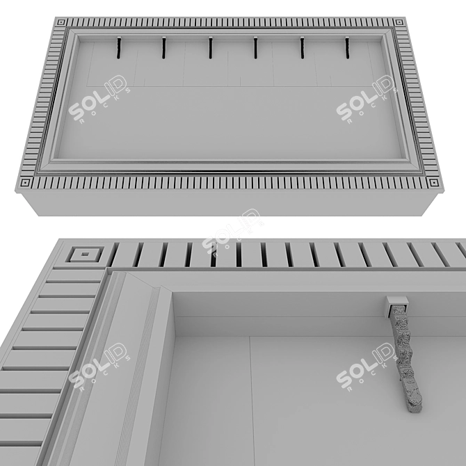 Crystal Clear Swimming Pool 3D model image 4