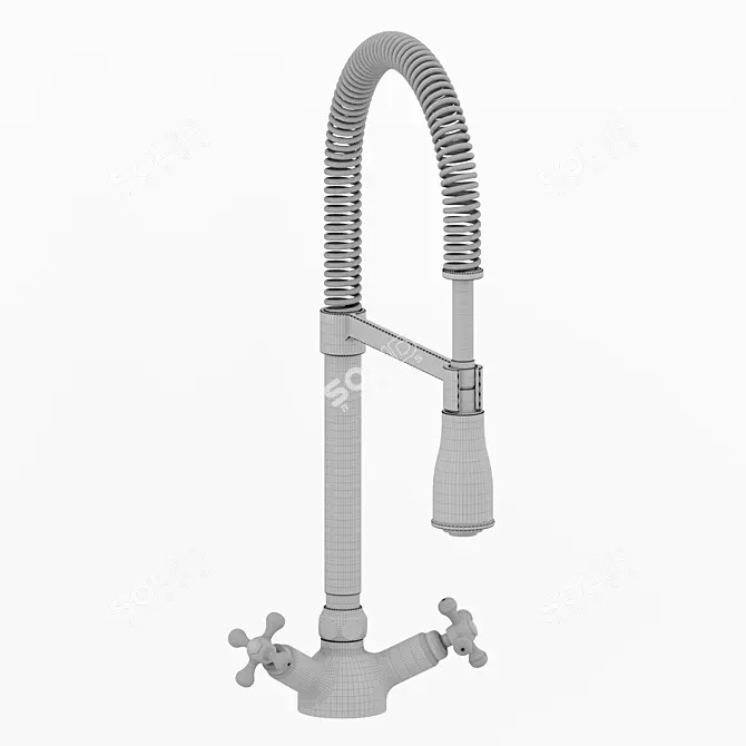 GROHE ZEDRA Helix: Versatile Steel Faucet 3D model image 3