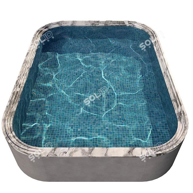  Crystal Clear Swimming Pool 3D model image 2