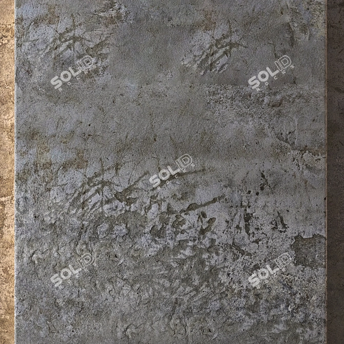 Aged Concrete Texture 8K 3D model image 4