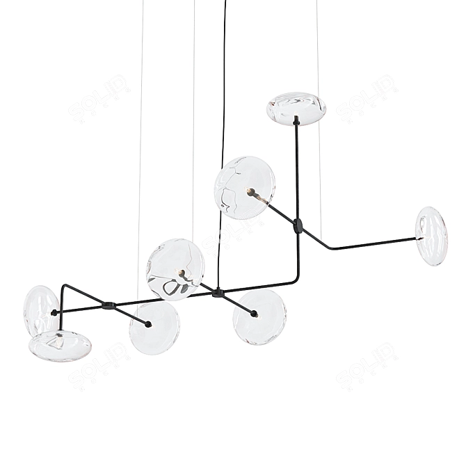 Essenza Modern Chandelier 3D model image 1