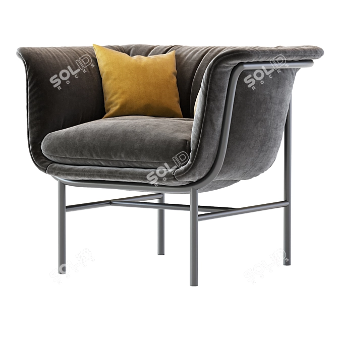 Safari Dream Lounge Chair 3D model image 3