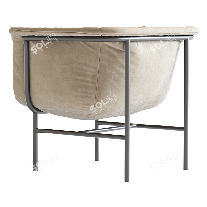 Safari Dream Lounge Chair 3D model image 4