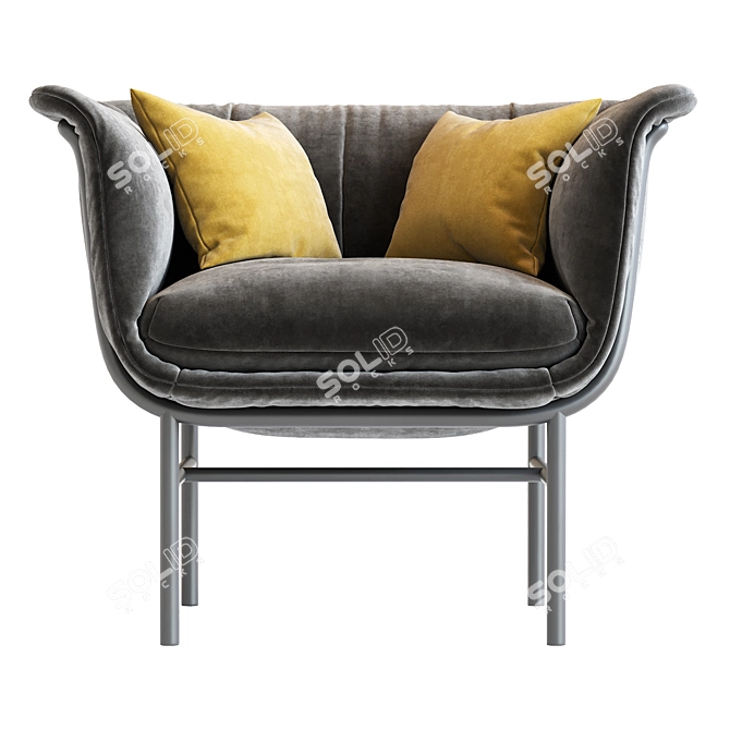 Safari Dream Lounge Chair 3D model image 5