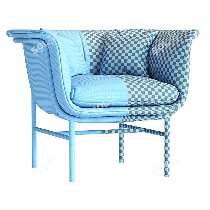 Safari Dream Lounge Chair 3D model image 7