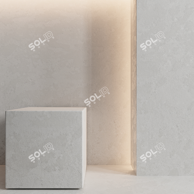 Title: T4K Stone Textures - High-Quality 3D Material 3D model image 1