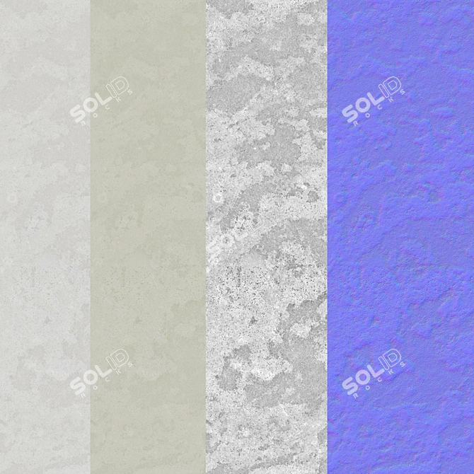 Title: T4K Stone Textures - High-Quality 3D Material 3D model image 4