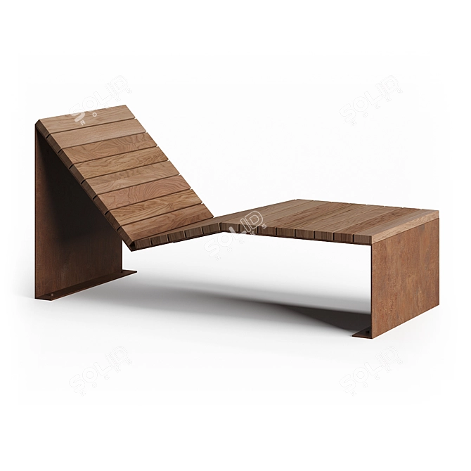 Title: Cyria Solo Outdoor Chair 3D model image 1