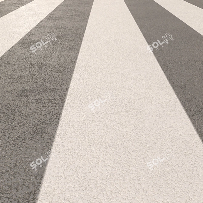 Seamless Asphalt Texture - High-Quality 4K PBR 3D model image 7