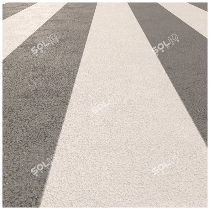 Seamless Asphalt Texture - High-Quality 4K PBR 3D model image 10