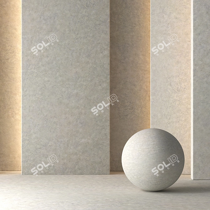 Seamless DrCG Plaster Concrete: High-Res, VRay & Corona 3D model image 4