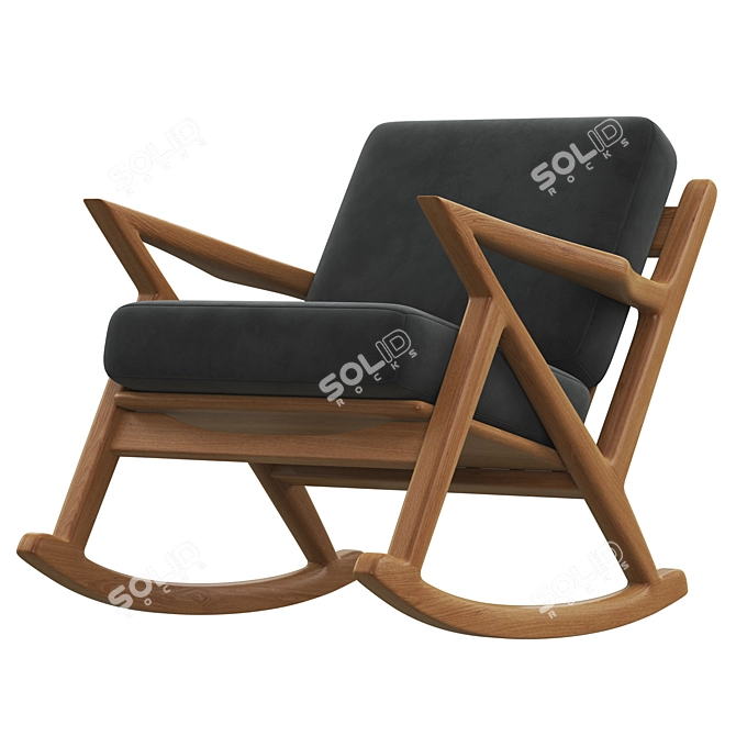 Soto Rocking Chair: Modern Comfort for Your Home 3D model image 1