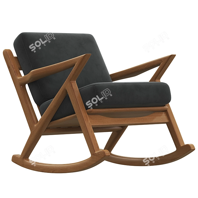 Soto Rocking Chair: Modern Comfort for Your Home 3D model image 2