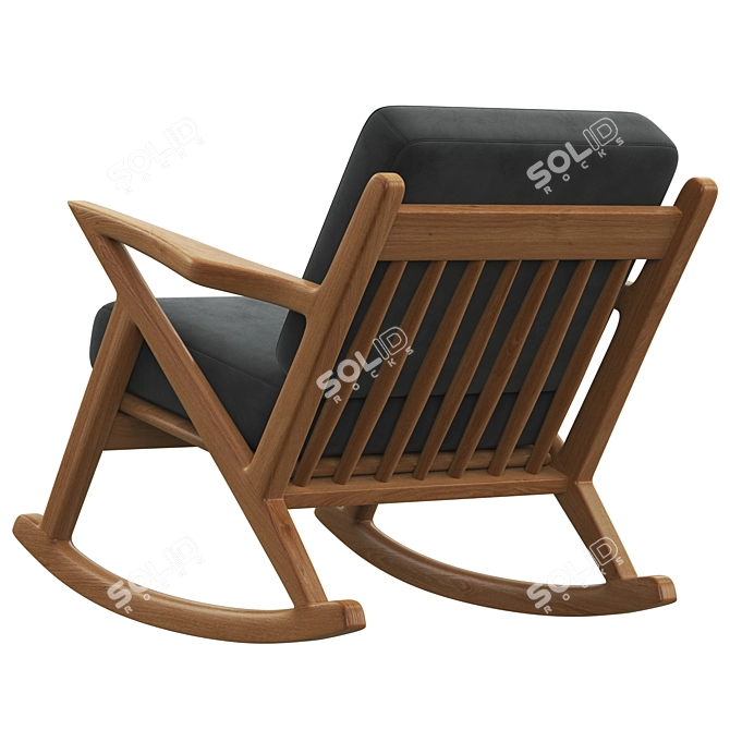 Soto Rocking Chair: Modern Comfort for Your Home 3D model image 4