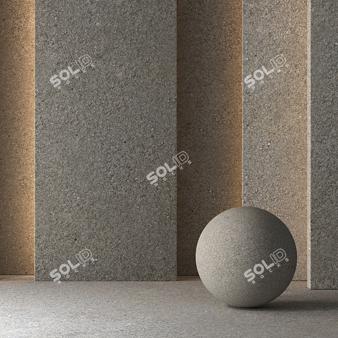 Seamless Plaster Concrete Material 3D model image 3